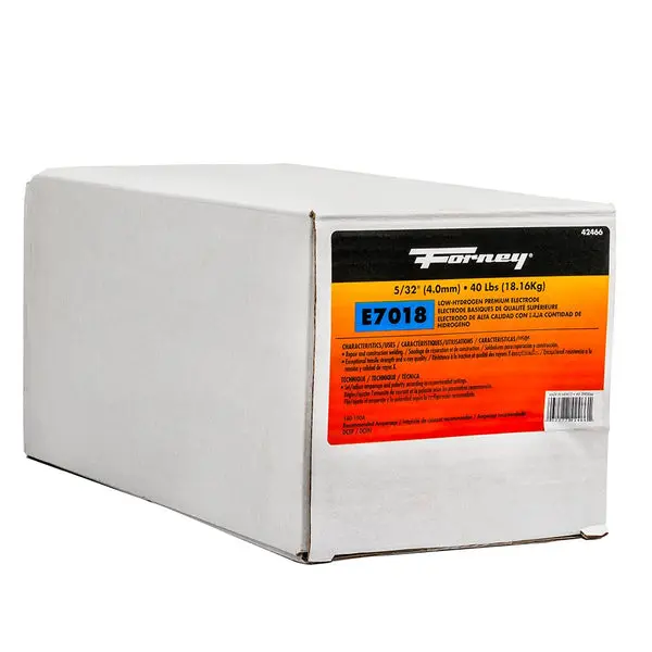 Forney 42466 Mild Steel Low-Hydrogen Welding Electrode 5 32 Inch 40 Lb 100-140A