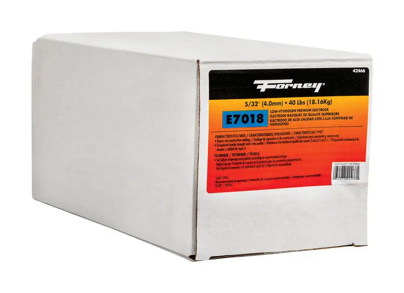 Forney 5/32 . X 15 . E7018 Mild Steel Low-Hydrogen Welding Electrodes 40 lb Strong Welds