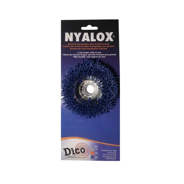 Dico 7200009 Nyalox Fine Wire Cup Brush 3 Inch Diameter Surface Cleaning Dico Products