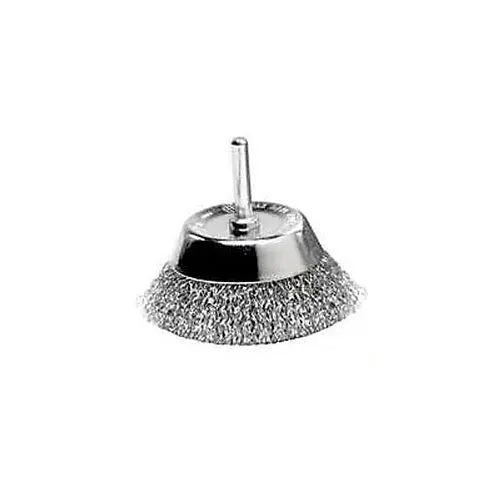 Weiler 36420 2-3/4 Inch Fine Crimped Wire Cup Brushes Metal Cleaning