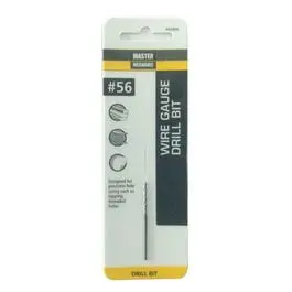 #56 1-3/4-Inch Wire Gauge Drill Bit Black Oxide Master Mechanic
