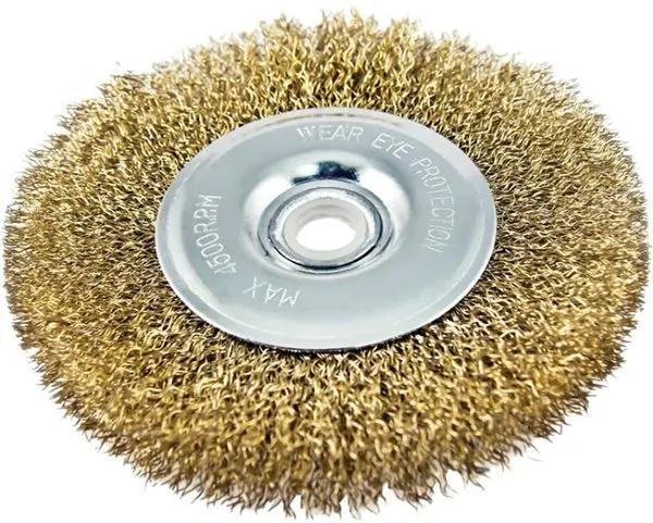 Vulcan 323281OR 6-Inch Fine Grade Carbon Steel Wire Wheel Brush