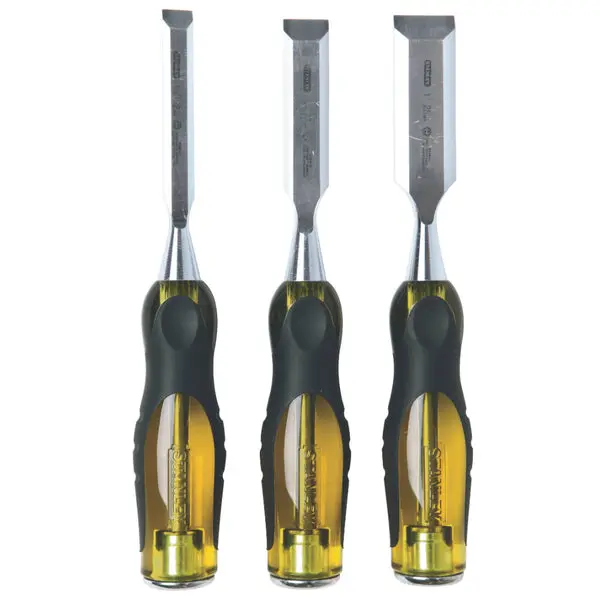 Stanley FatMax Thru-Tang Wood Chisel Set 9 Inch 3-Piece