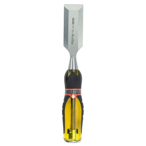 Stanley FatMax Thru-Tang Wood Chisel 1-1/4 Inch 9 Inch Length