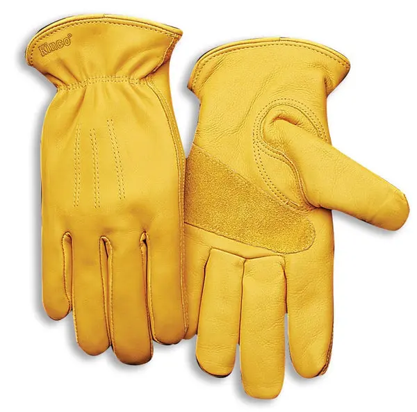 Kinco 198HK-L Lined Premium Grain Cowhide Leather Work Glove Durability