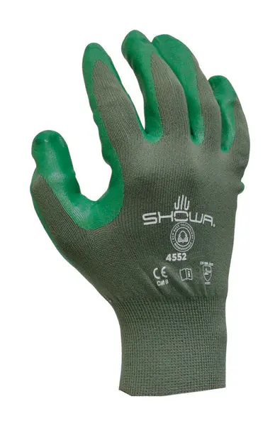 Showa 4552-07.RT Universal Small Nitrile Coated Work Glove Durable