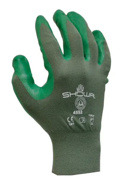 Showa 4552-08.RT Universal Medium Nitrile Coated Work Glove Grip