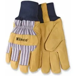Premium Grain Pigskin Leather Palm Gloves, Medium Various